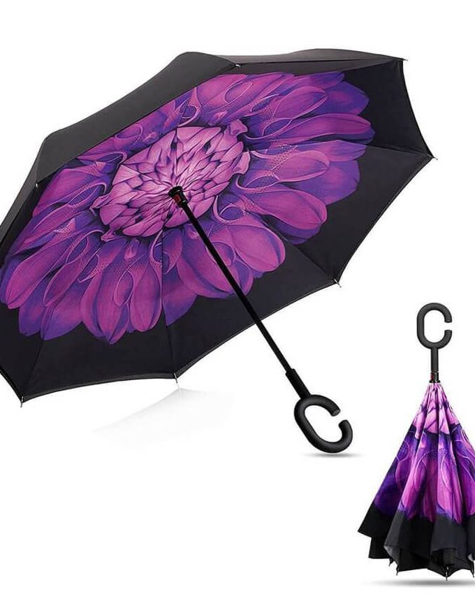Paraguas-reversible-violeta