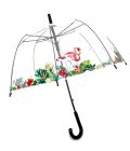Paraguas-transparente-flamencos