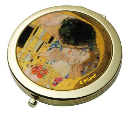 Espejo El Beso Gustav Klimt