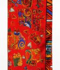 Pañuelo Gatos Rojo