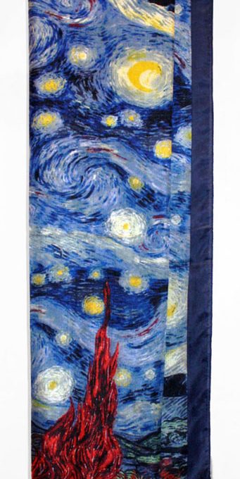 Pañuelo la Noche Estrellada Van Gogh