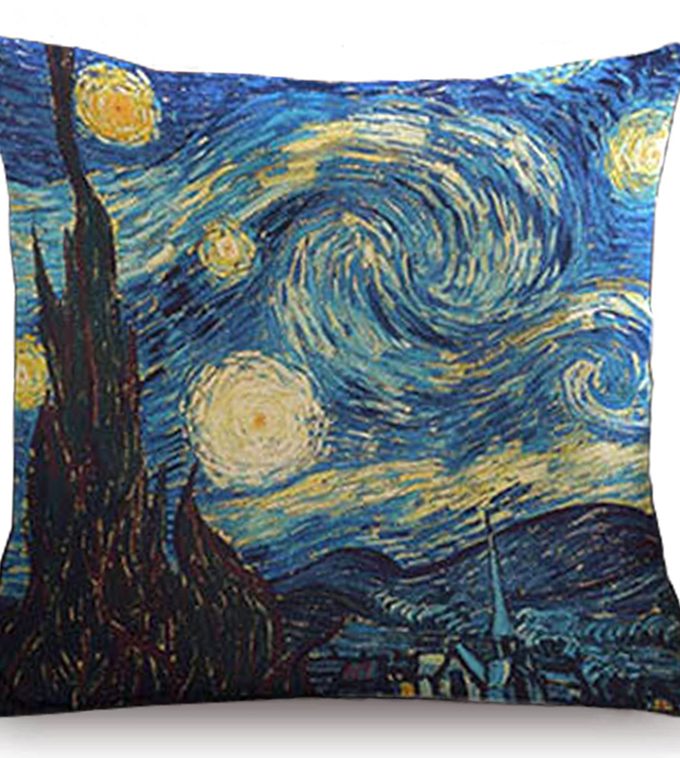 Funda cojín Van Gogh Noche Estrellada