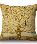 Funda cojín Klimt Árbol de la vida